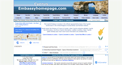 Desktop Screenshot of cyprus.embassyhomepage.com