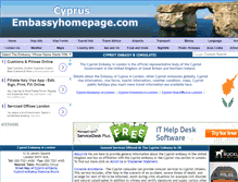 Tablet Screenshot of cyprus.embassyhomepage.com