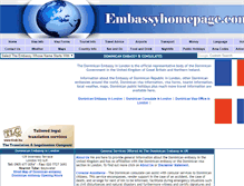 Tablet Screenshot of dominicanrepublic.embassyhomepage.com