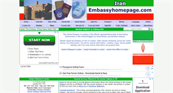 Desktop Screenshot of iran.embassyhomepage.com