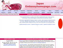 Tablet Screenshot of japan.embassyhomepage.com