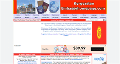 Desktop Screenshot of kyrgyzstan.embassyhomepage.com