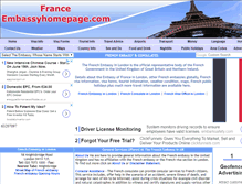 Tablet Screenshot of france.embassyhomepage.com