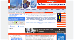 Desktop Screenshot of malaysia.embassyhomepage.com