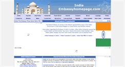 Desktop Screenshot of india.embassyhomepage.com