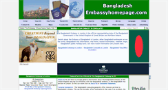 Desktop Screenshot of bangladesh.embassyhomepage.com