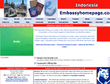 Tablet Screenshot of indonesia.embassyhomepage.com