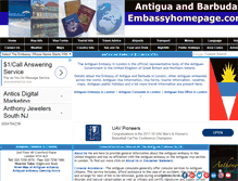 Tablet Screenshot of antigua.embassyhomepage.com