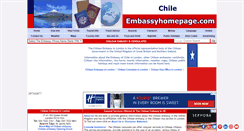 Desktop Screenshot of chile.embassyhomepage.com