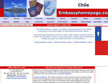 Tablet Screenshot of chile.embassyhomepage.com