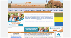 Desktop Screenshot of gabon.embassyhomepage.com