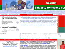 Tablet Screenshot of belarus.embassyhomepage.com