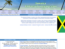 Tablet Screenshot of jamaica.embassyhomepage.com