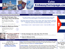 Tablet Screenshot of cuba.embassyhomepage.com