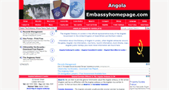 Desktop Screenshot of angola.embassyhomepage.com