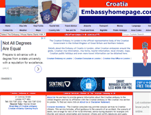 Tablet Screenshot of croatia.embassyhomepage.com