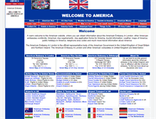 Tablet Screenshot of america.embassyhomepage.com