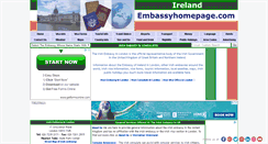 Desktop Screenshot of ireland.embassyhomepage.com