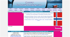 Desktop Screenshot of norway.embassyhomepage.com