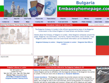 Tablet Screenshot of bulgaria.embassyhomepage.com