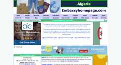 Desktop Screenshot of algeria.embassyhomepage.com