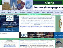 Tablet Screenshot of algeria.embassyhomepage.com