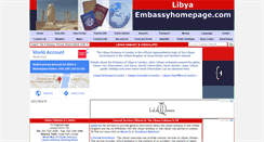 Desktop Screenshot of libya.embassyhomepage.com