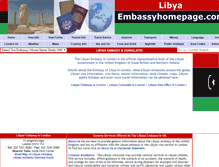 Tablet Screenshot of libya.embassyhomepage.com