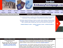 Tablet Screenshot of jordan.embassyhomepage.com