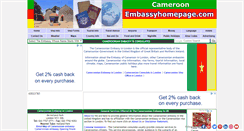 Desktop Screenshot of cameroon.embassyhomepage.com