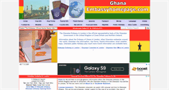 Desktop Screenshot of ghana.embassyhomepage.com